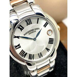 Raymond Weil Women's Watch 5235 Jasmine Swiss Quartz Silver Rose Gold Steel 35mm